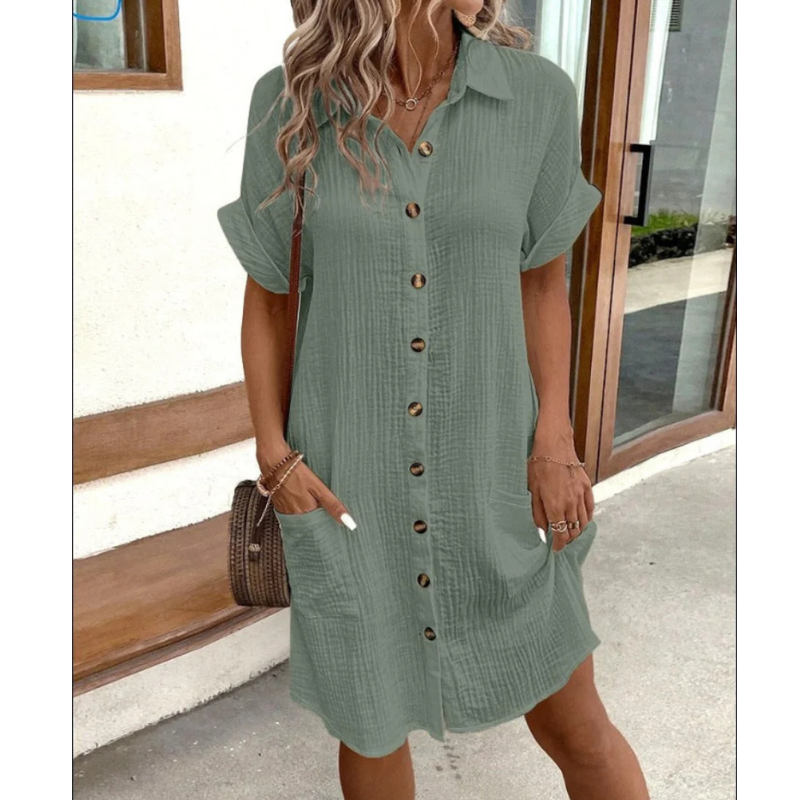 Mila | Women’s Shirt Dress | Lightweight & Chic