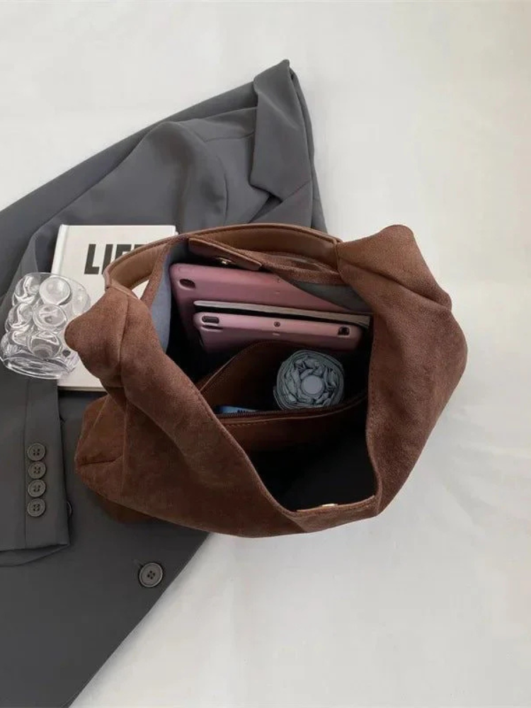 Mira | Women’s Suede Bag | Soft