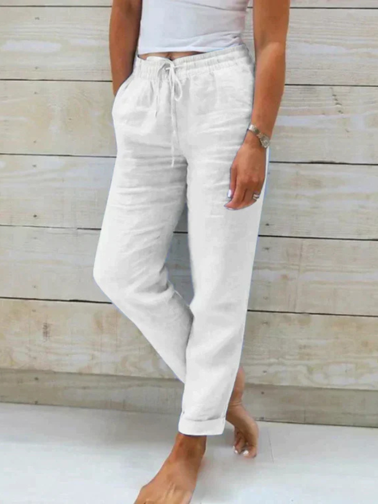 Nora | Women’s Linen Trousers | Breezy & Elegant
