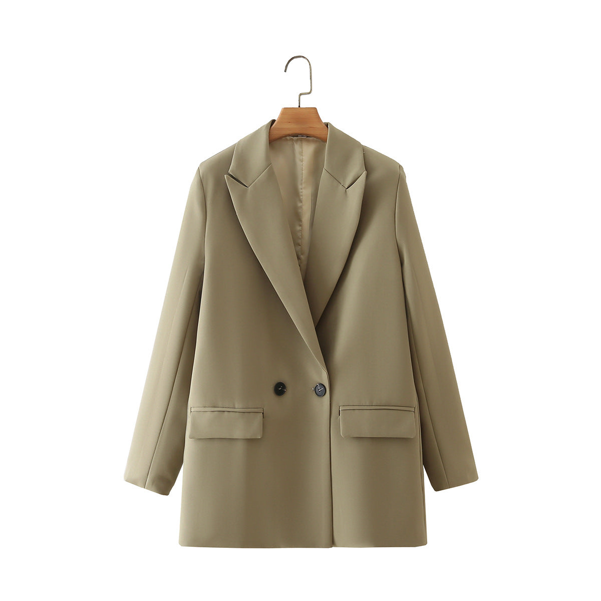 Valerique – Blazer de Doble Botonadura para Mujer