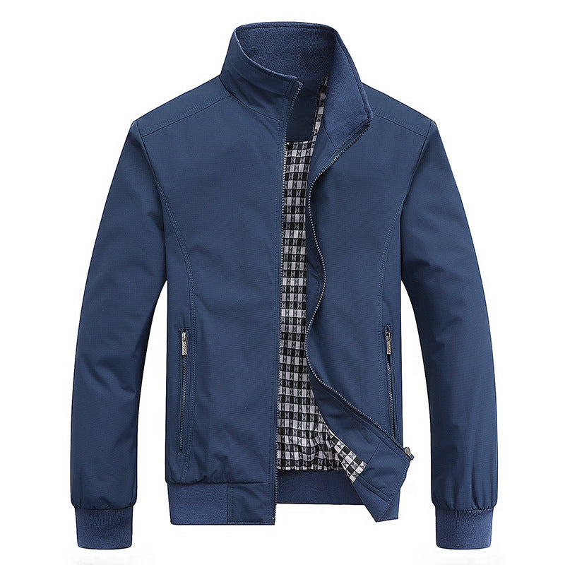 Valtiero – Chaqueta informal ligera con cuello alto
