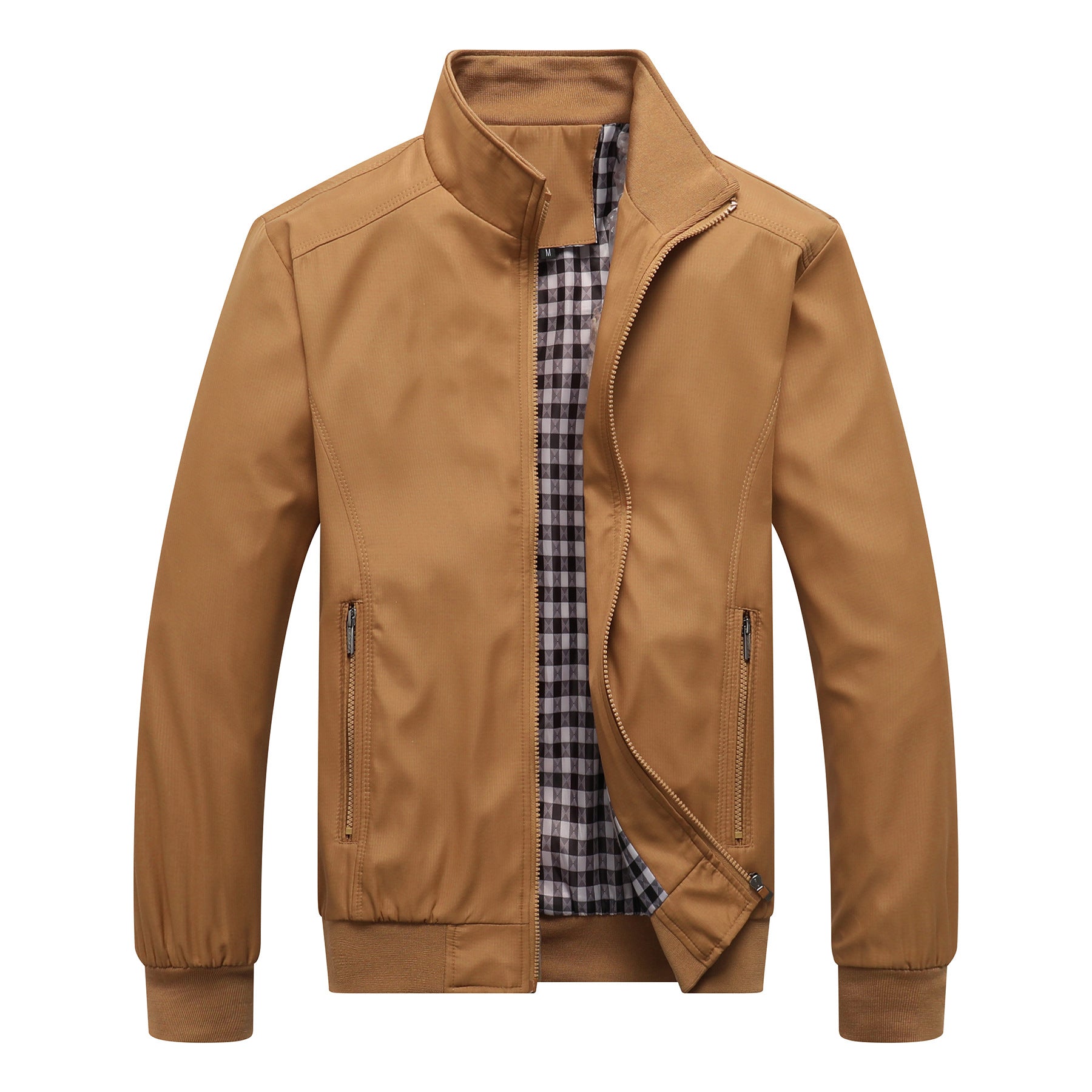 Valtiero – Chaqueta informal ligera con cuello alto