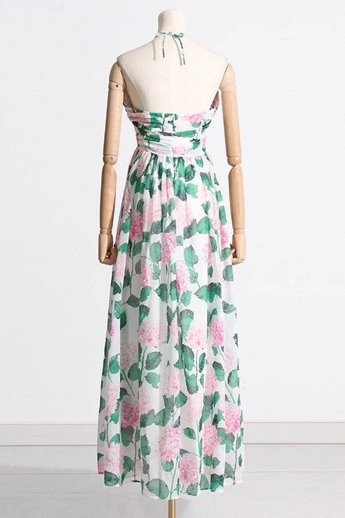 Strapless Floral Maxi Dress | Elegant & Flowy | Perfect for Summer