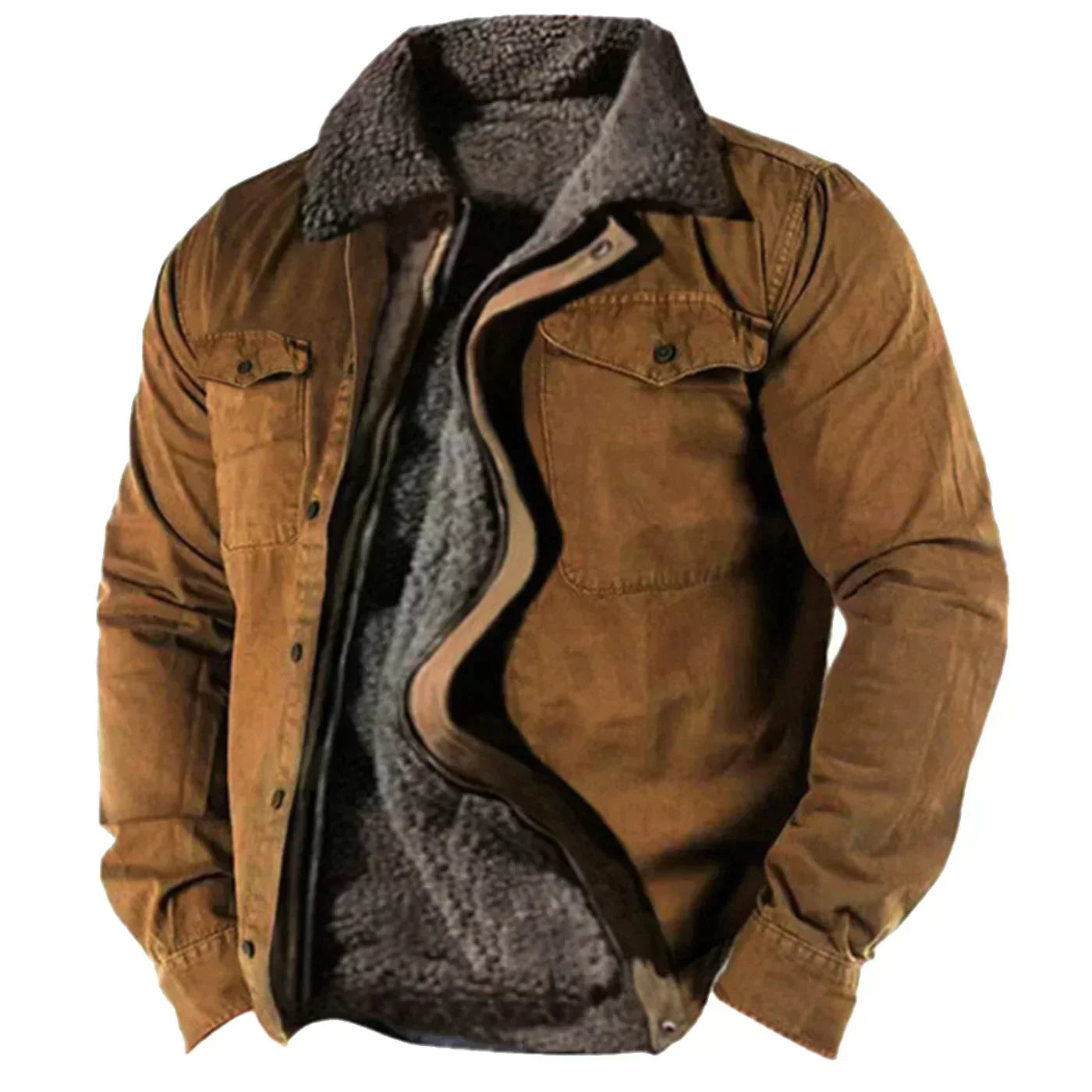Brannic – Men’s Sherpa-Lined Utility Jacket