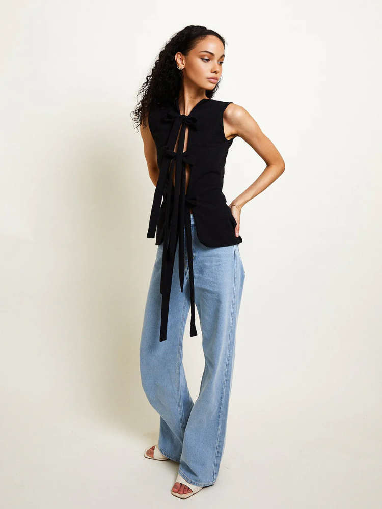 Reva | Women’s Tank Top | Cotton Knotted Multi-Wear