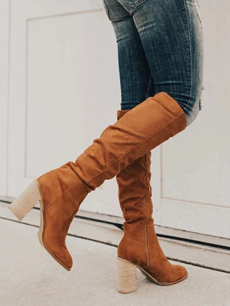 Rhea | Women’s Suede Boots | Timeless & Comfortable