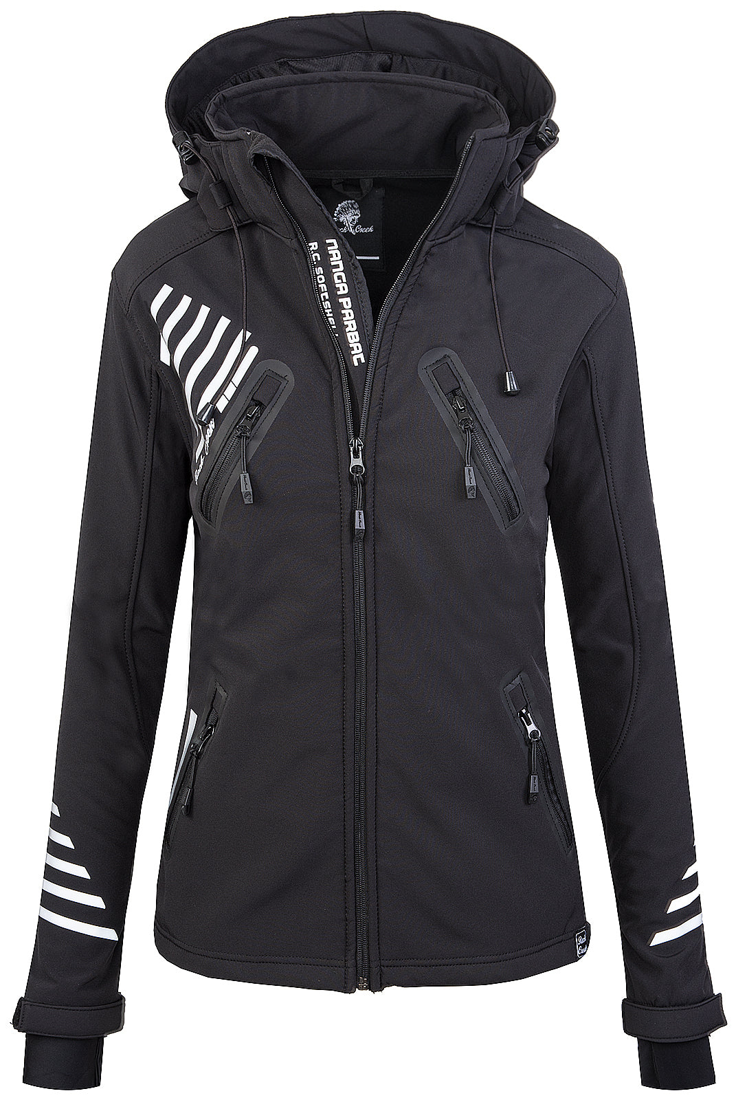 Women's outdoor jacket – regular fit, zip fastening
