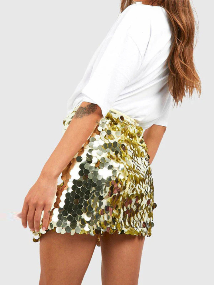 Roxy | Women’s Sequin Mini Skirt | Sparkling & Bold