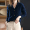 Elvaria – Women’s Winter V Neck Knit Cardigan