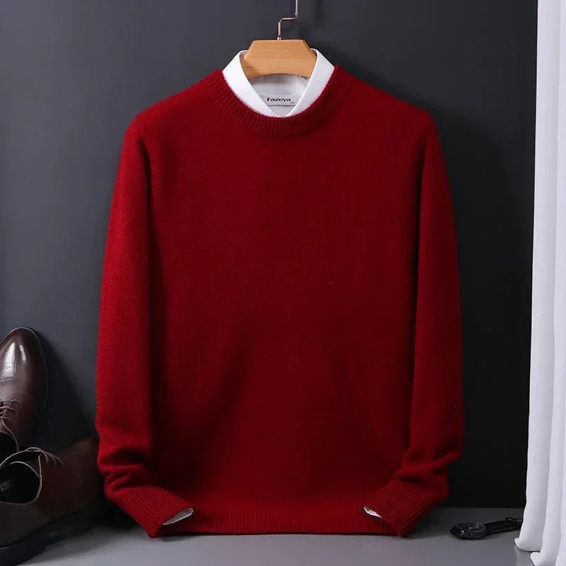 Men’s Knitted Sweater | Pullover with Long Sleeves