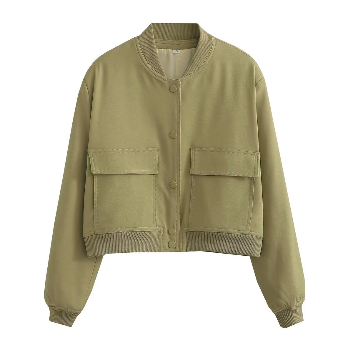 Ellie – Women’s Cropped Jacket With Pockets