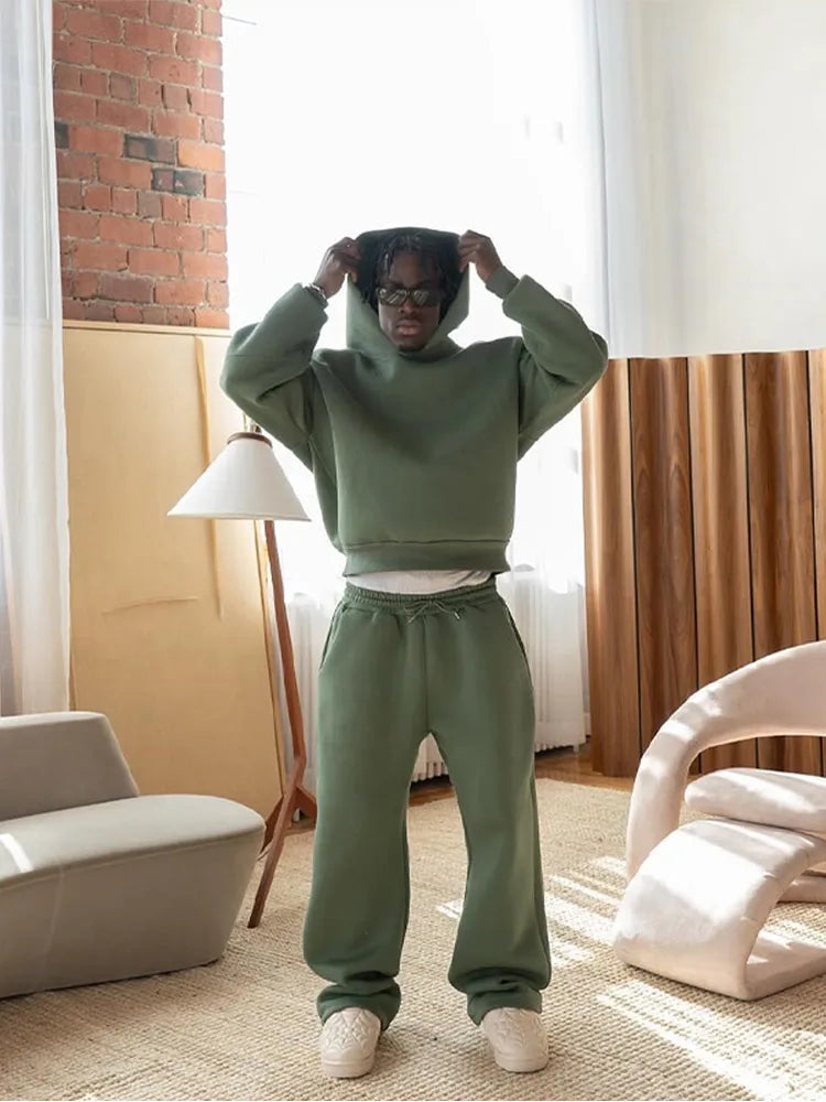 Men's oversize tracksuit – relaxed style