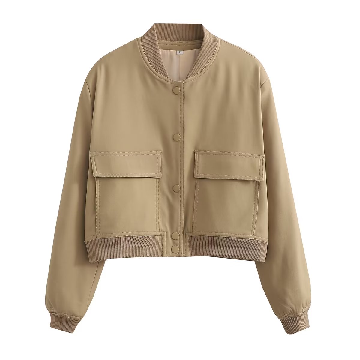 Ellie – Women’s Cropped Jacket With Pockets