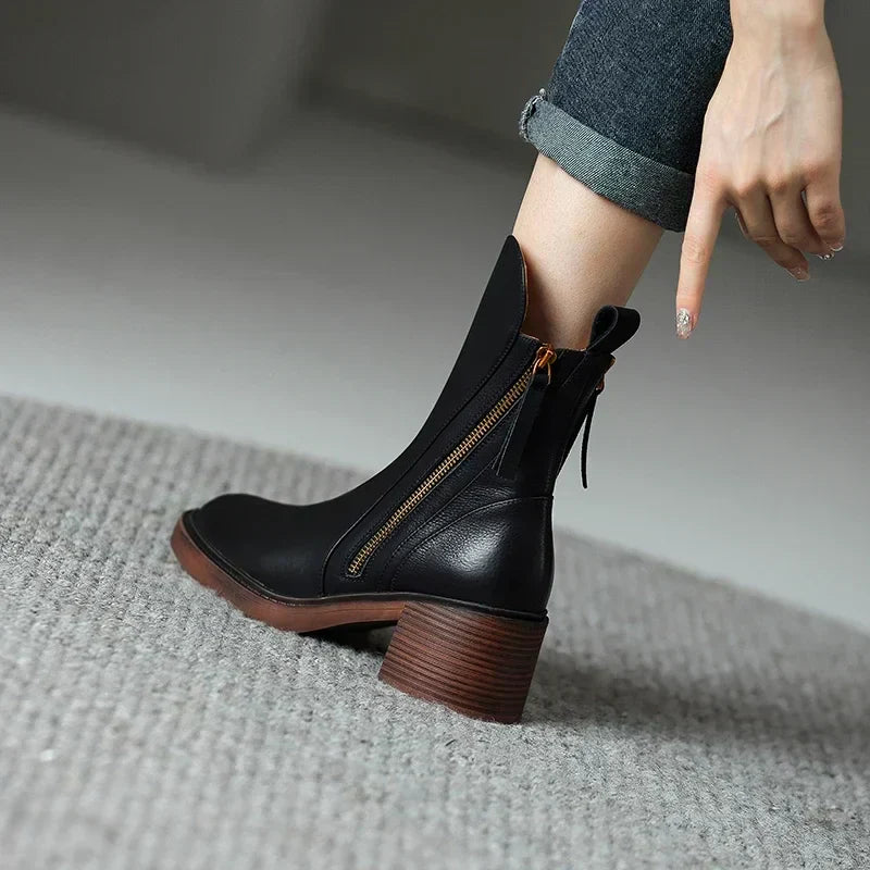 Lunara – Women’s Vintage-Style Ankle Boots