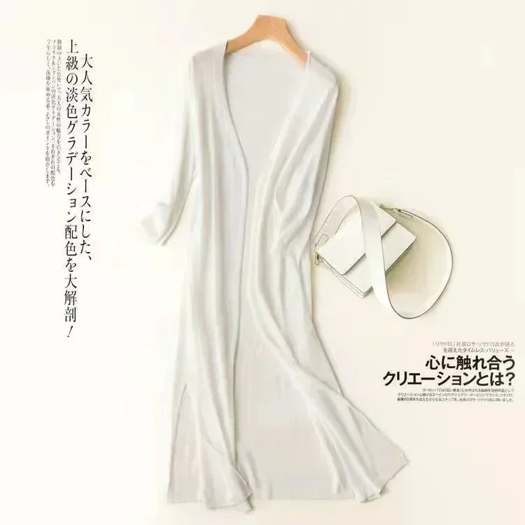 Aluretta – Women’s Lightweight Longline Cardigan