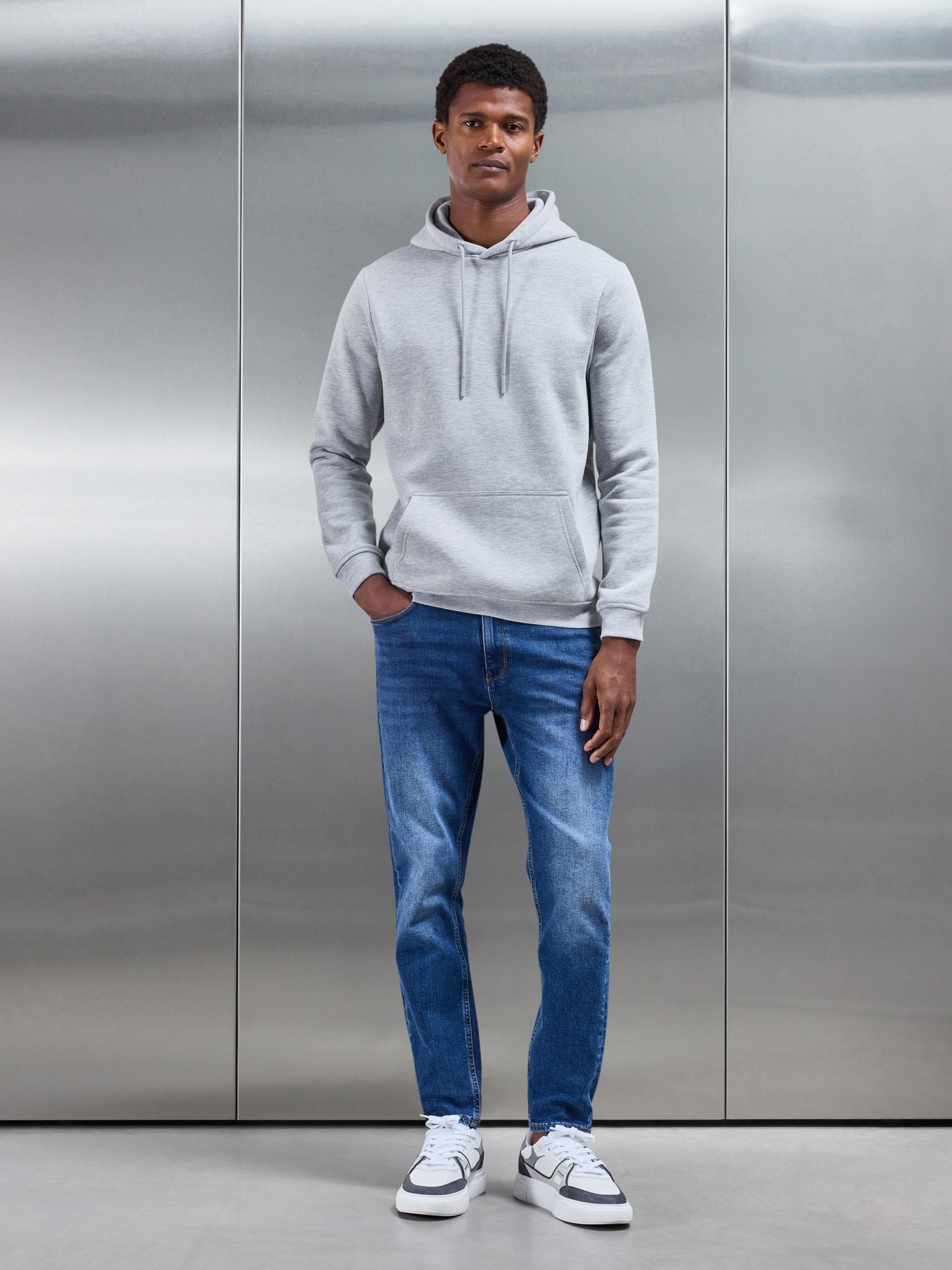 Men’s Jeans - Narrow Leg Cut Mid Blue