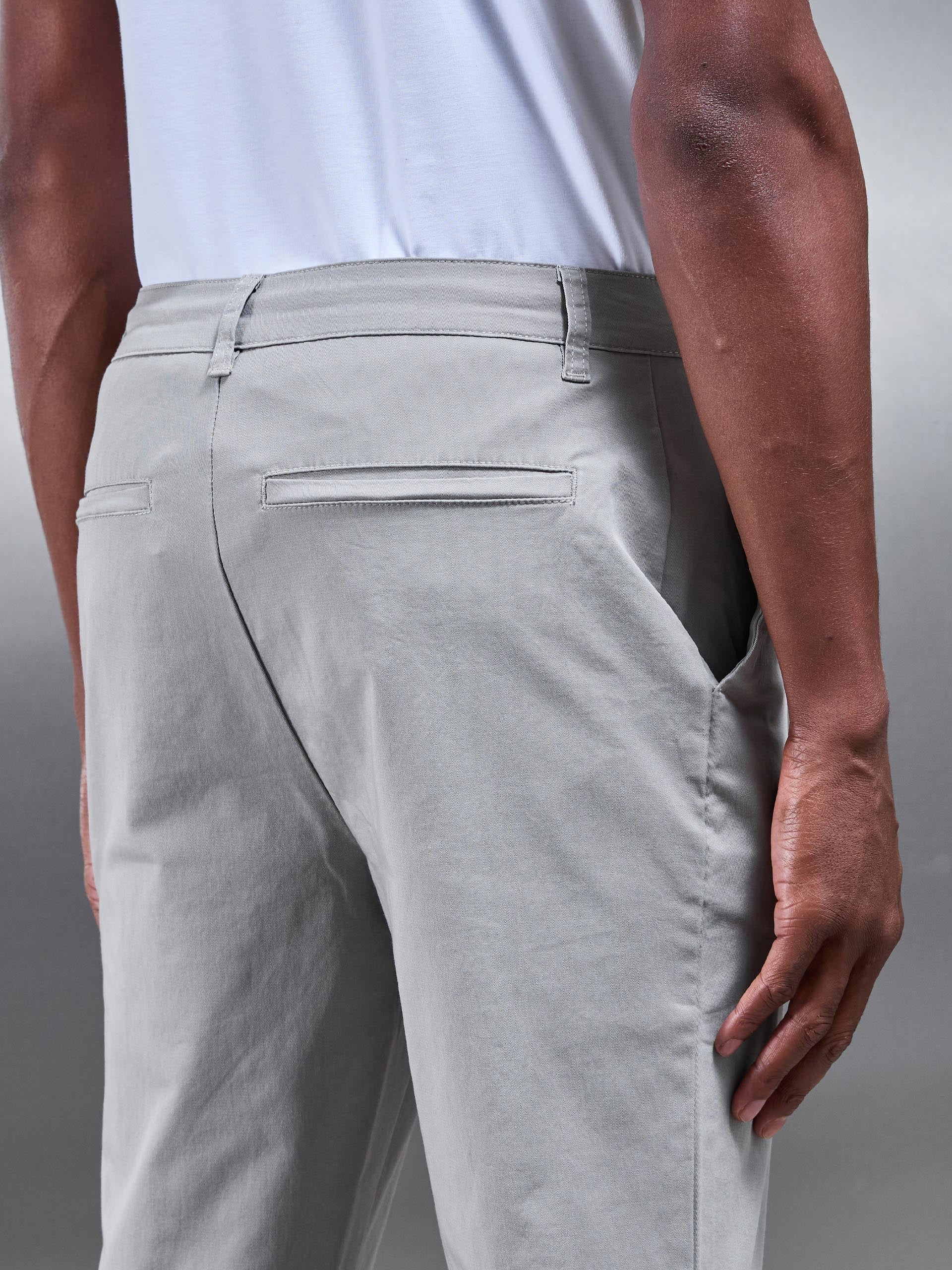 Men’s Chino Trousers – Tailored Pants in Stone Color