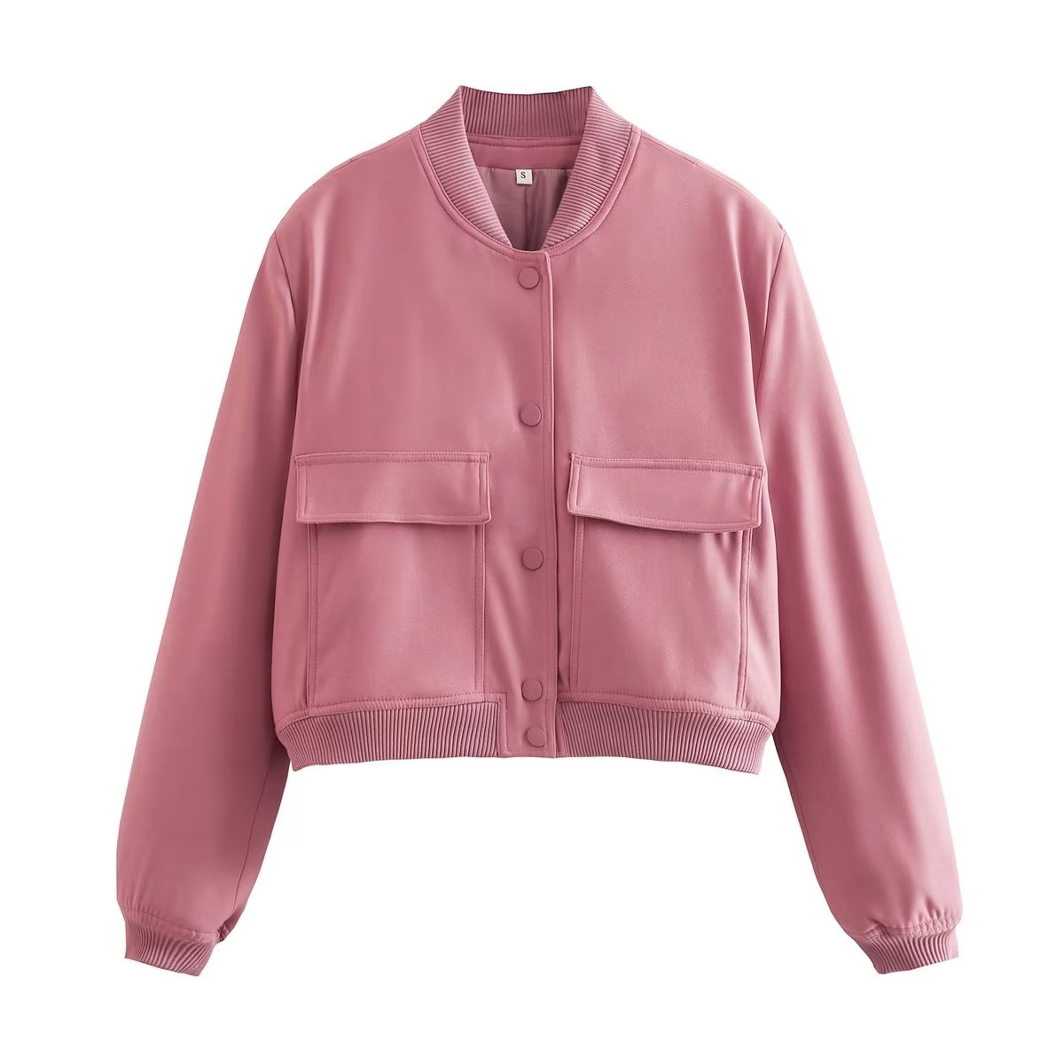 Ellie – Women’s Cropped Jacket With Pockets