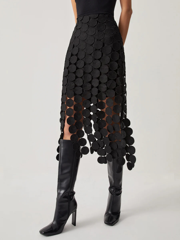 Sabine | Women’s Skirt | Laser Cut Double Layered Circle