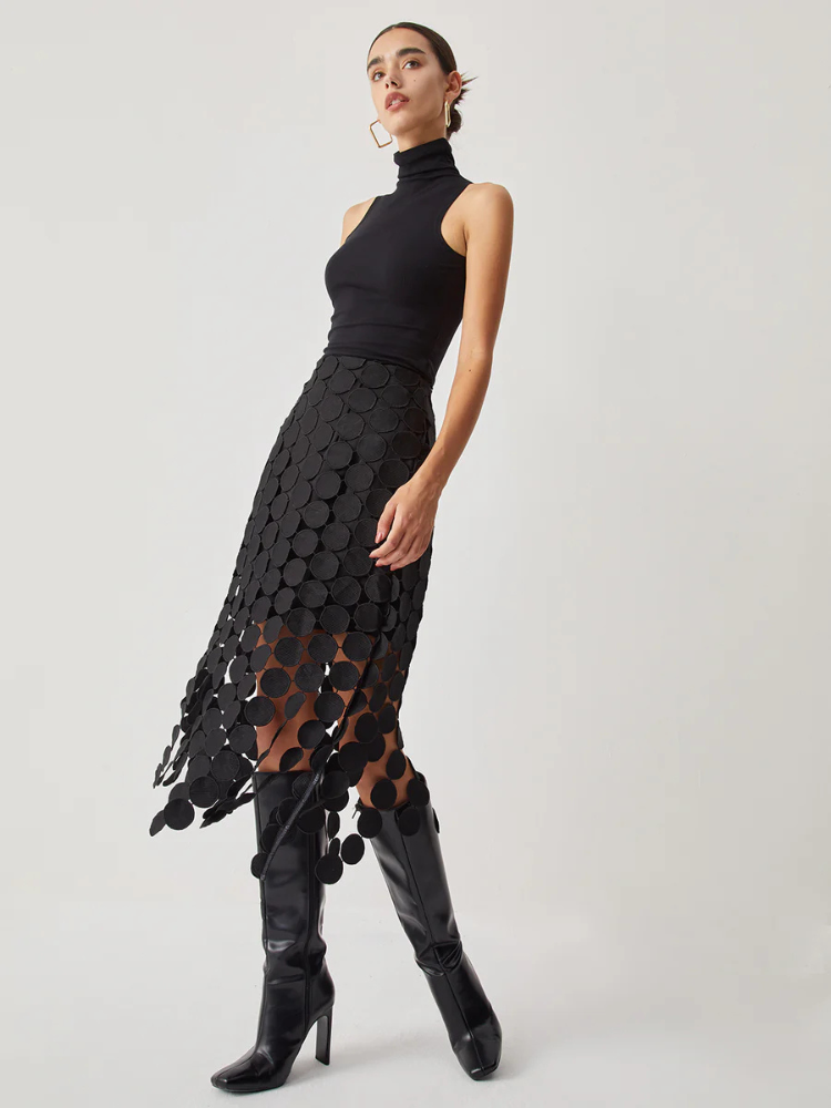 Sabine | Women’s Skirt | Laser Cut Double Layered Circle