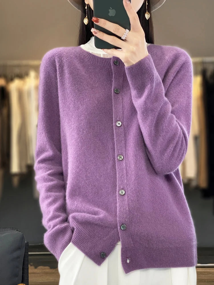 Isalène – Women’s Cashmere Cardigan