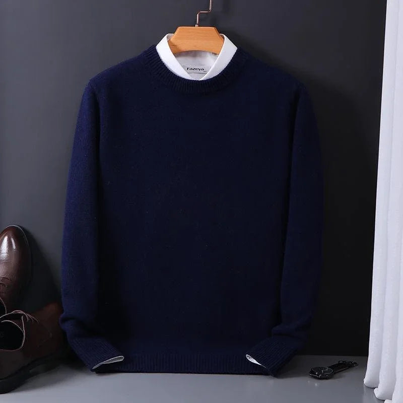 Men’s Knitted Sweater | Pullover with Long Sleeves