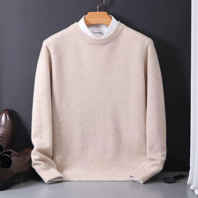 Men’s Knitted Sweater | Pullover with Long Sleeves