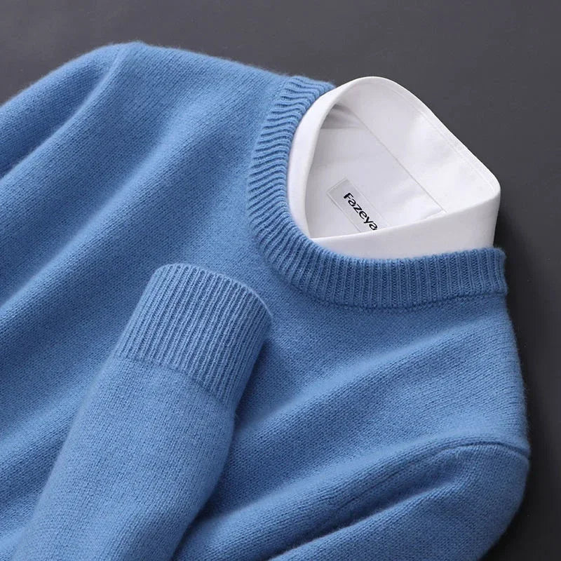 Men’s Knitted Sweater | Pullover with Long Sleeves