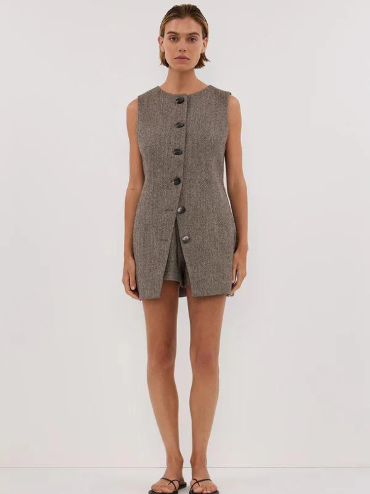 Sienna | Women’s Tweed Vest Set | Tailored