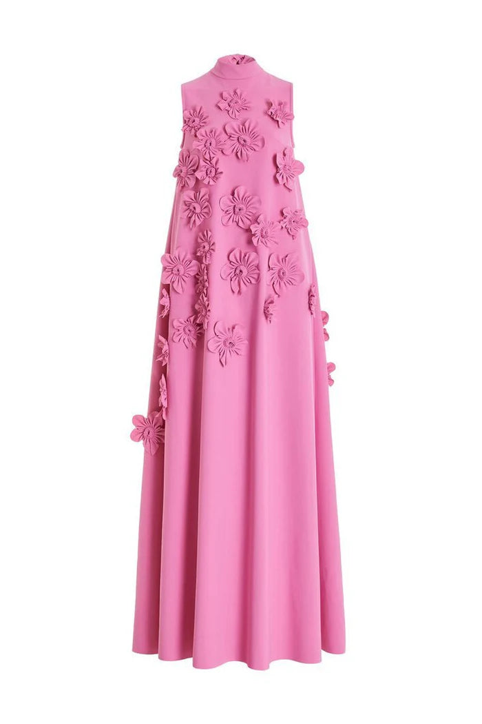 Sleeveless Appliqué Gown | Elegant & Graceful | Perfect for Formal Events