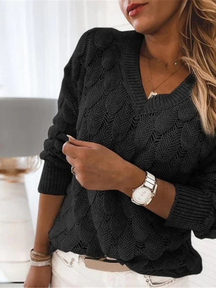 Sophie | Women’s Knit Sweater | V-Neck Classic