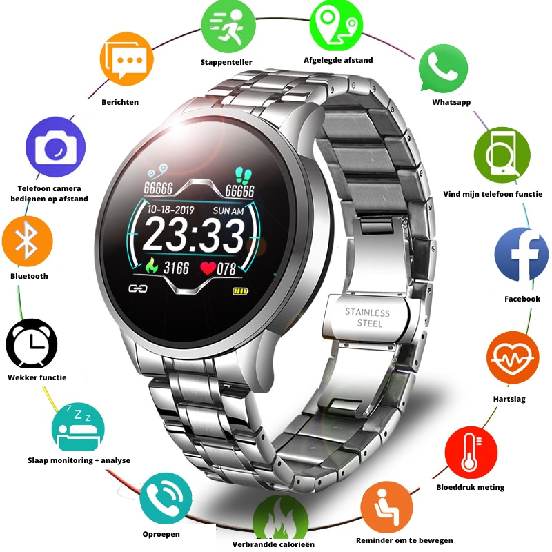 Men's smartwatch with a classic design – modern features