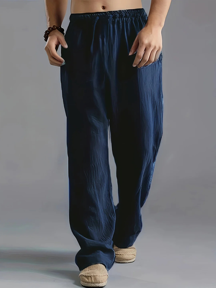 Taro | Men’s Trousers | Relaxed Linen Comfort Fit