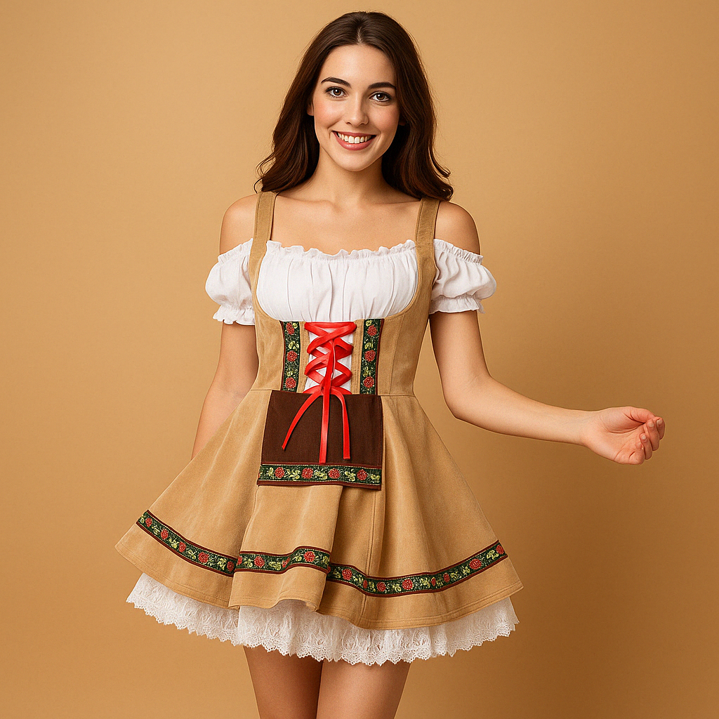Women’s Dirndl Dress - Traditional Bavarian Outfit