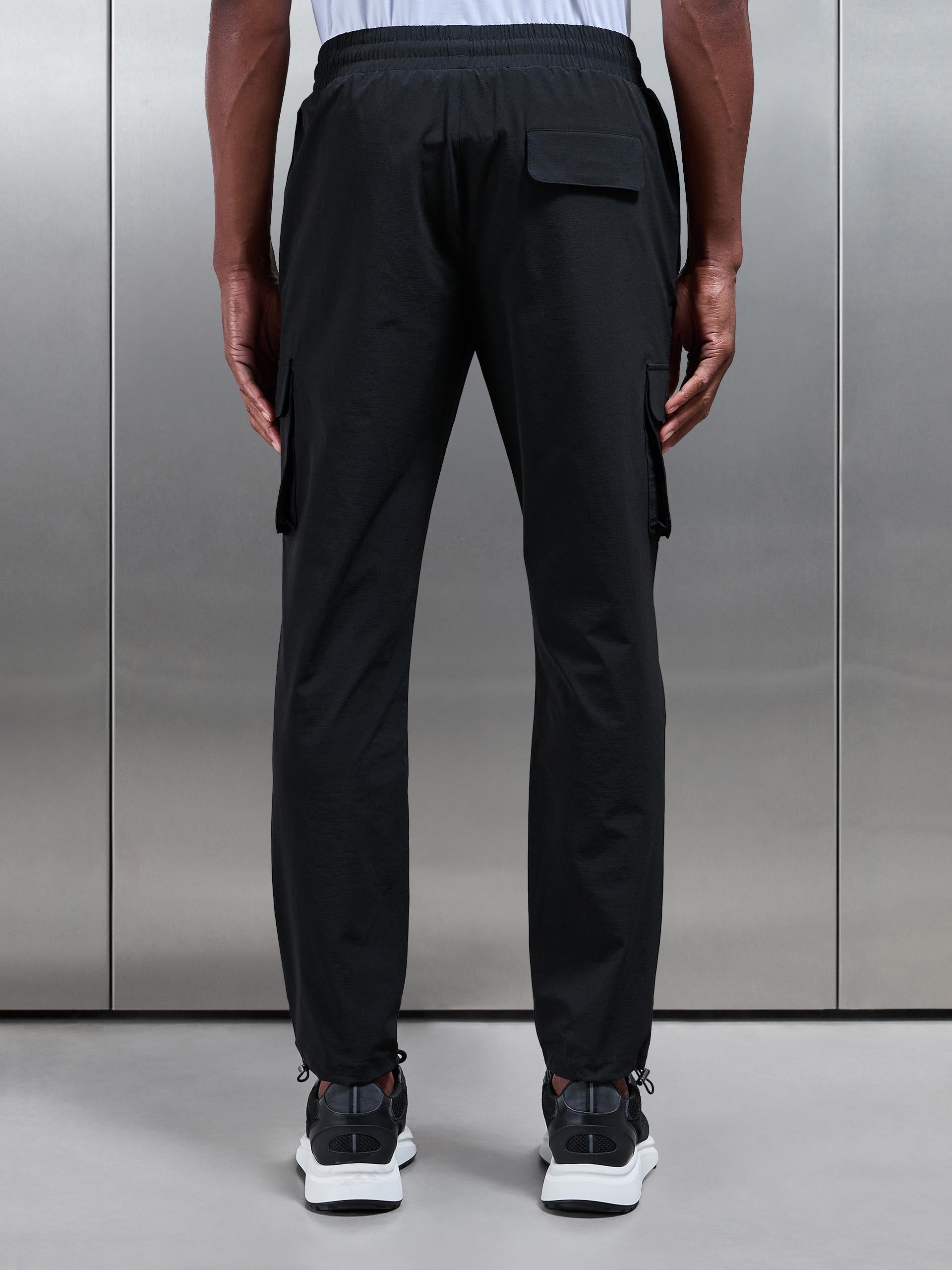 Men’s Cargo Pants in Black – Utility Pockets