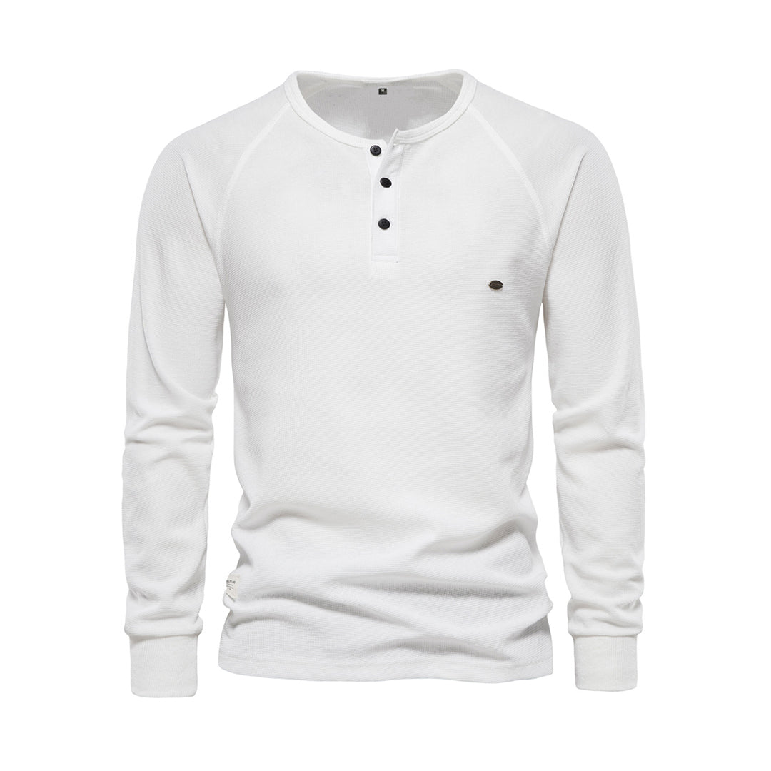 Men's long-sleeved shirt – soft fabric