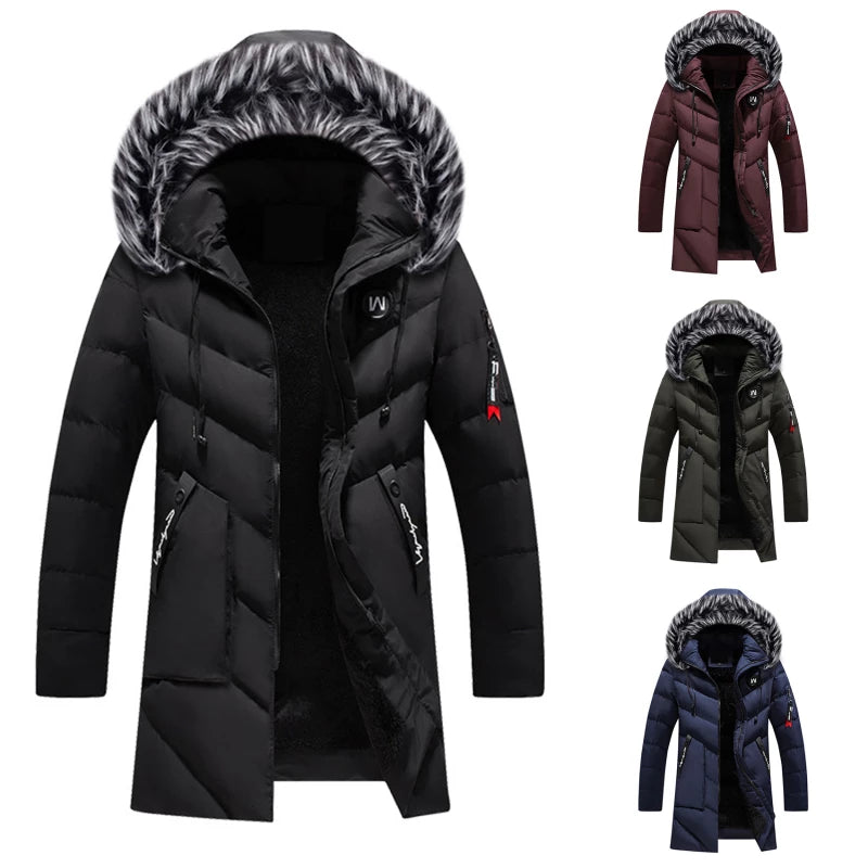 Tavien – Winter Coat with Warm Insulation and Adjustable Hood