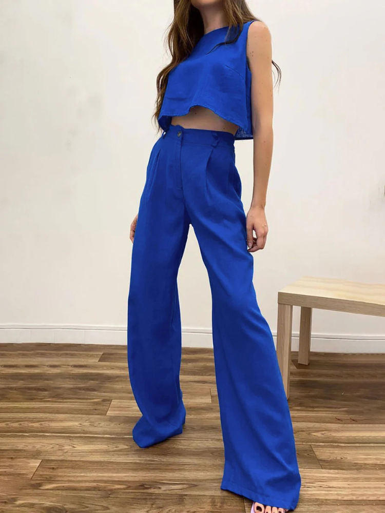 Zahara | Women’s Two-Piece Set | Boho Relaxed Pants