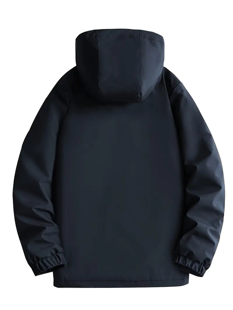 Men's Winter Parka Jacket – Regular Fit with Hood