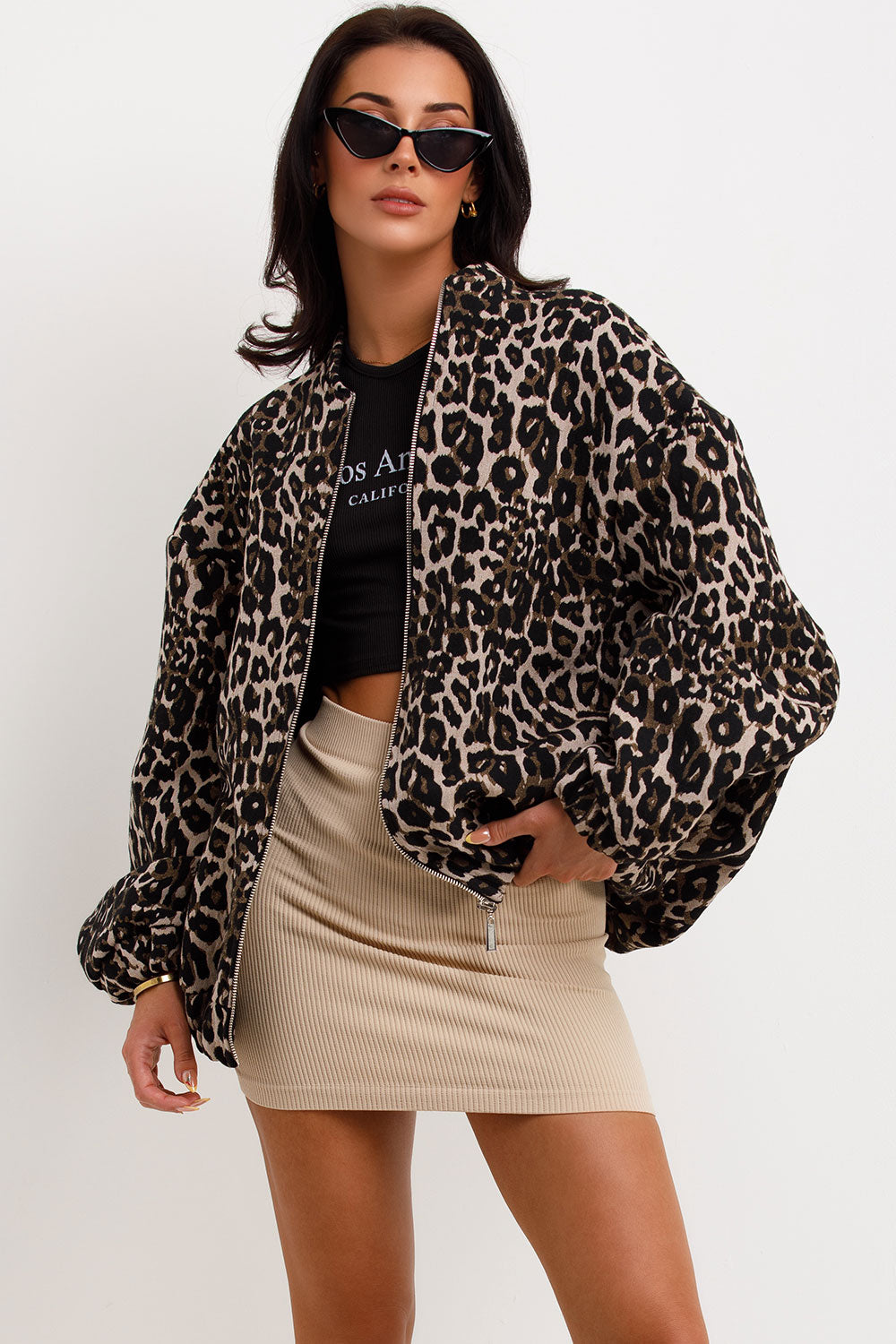 Leopard Print Faux Fur Jacket | Bold & Chic | Perfect for Statement Styling