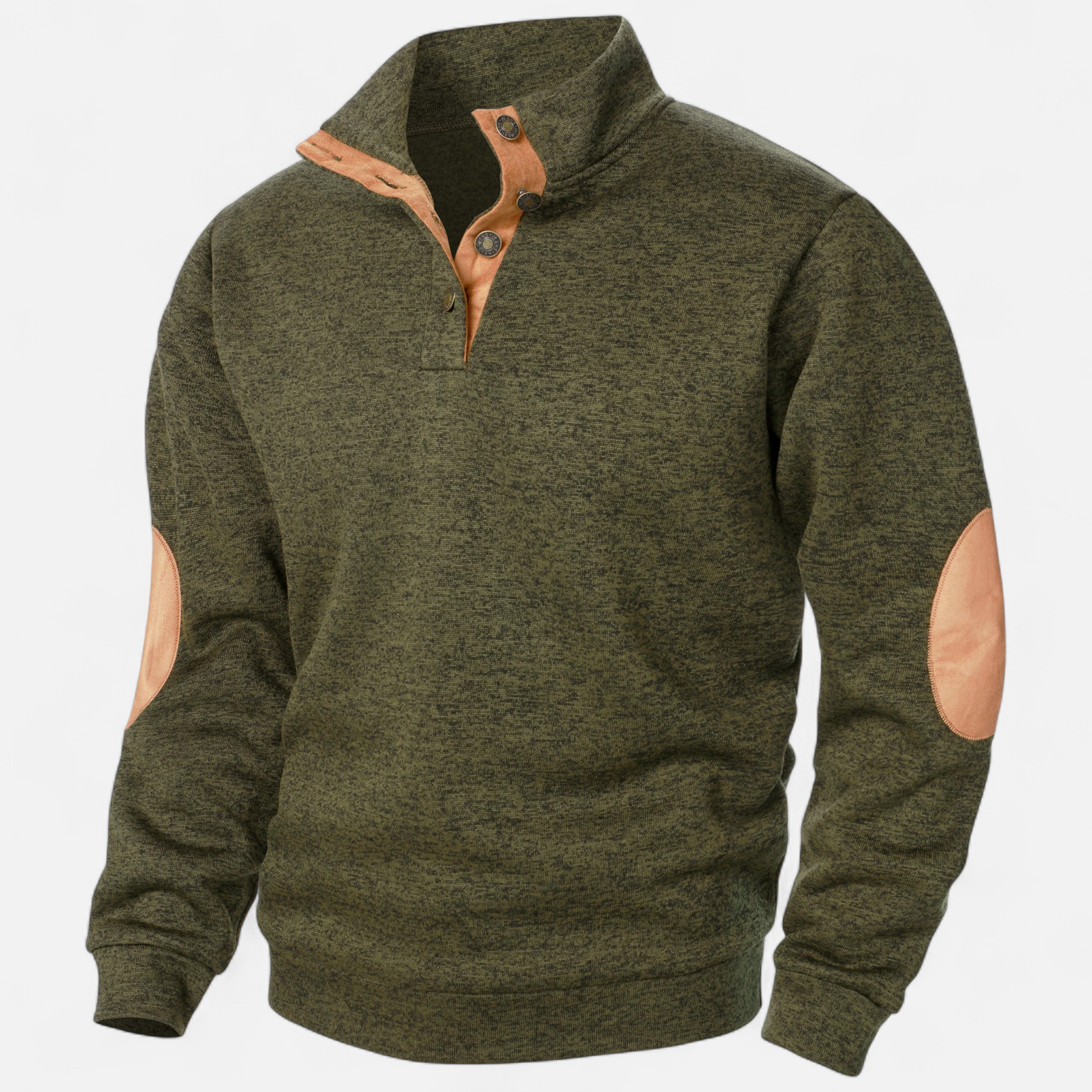 Men's Sweater – Stand Collar Design