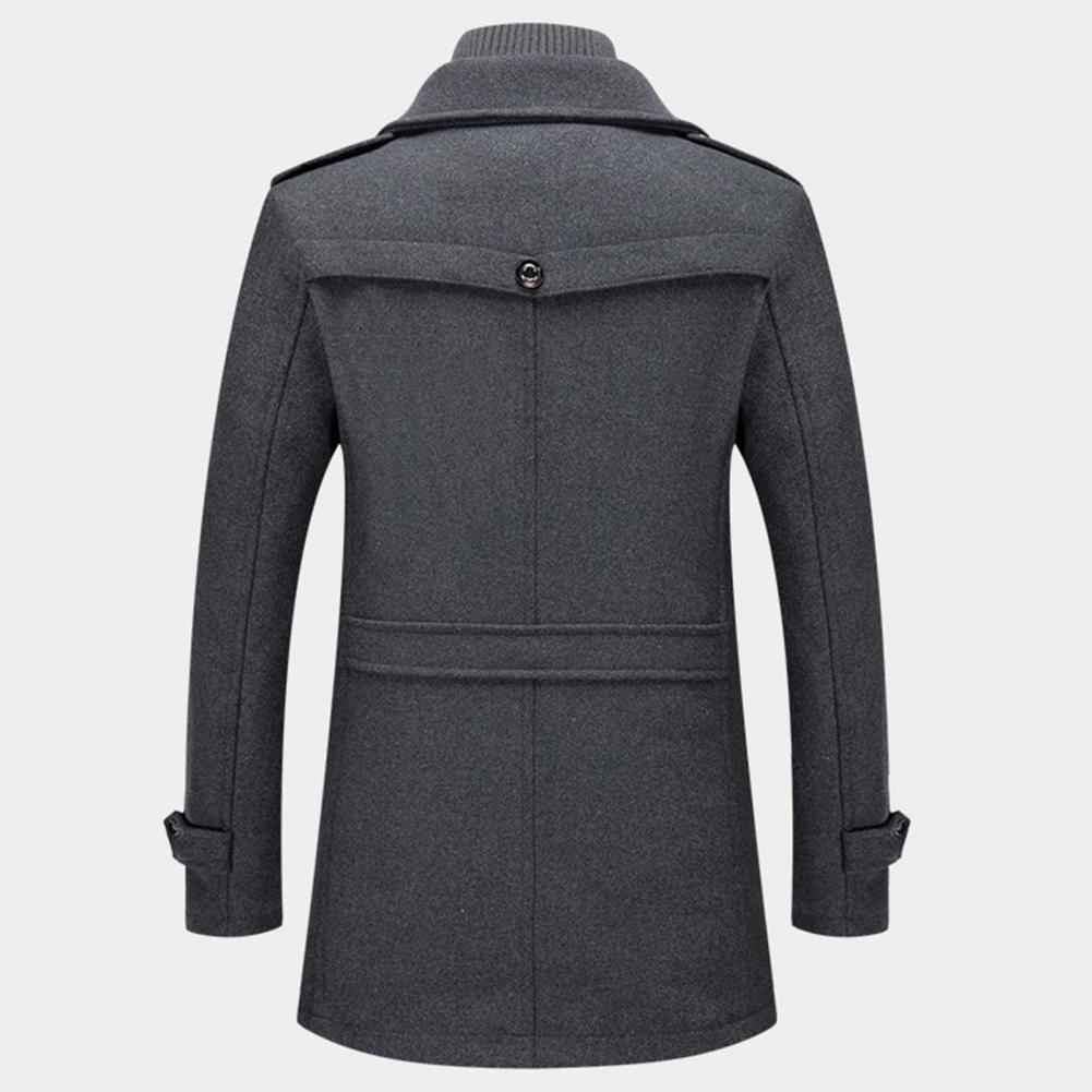 Men's Winter Jacket – Double-Layer Design with High Collar