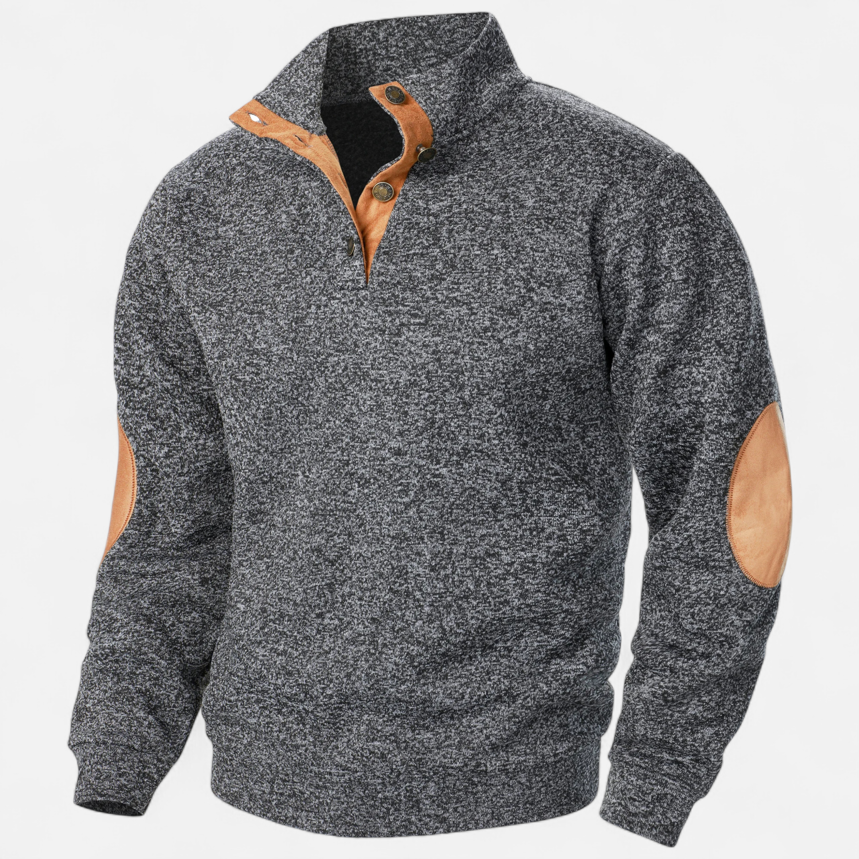 Men's Sweater – Stand Collar Design