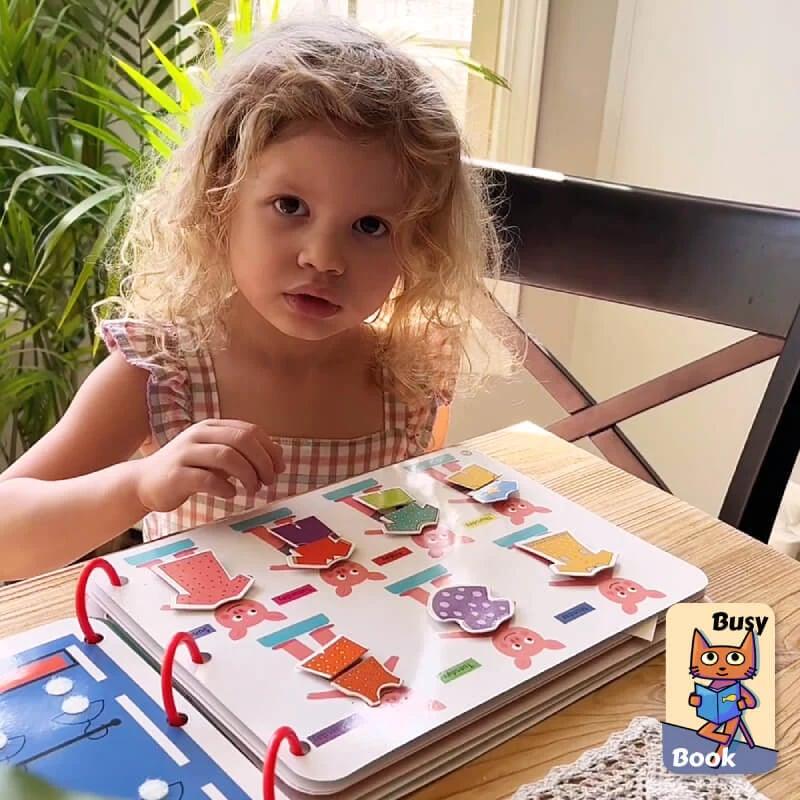 Educational activities using sensory books for children – learning