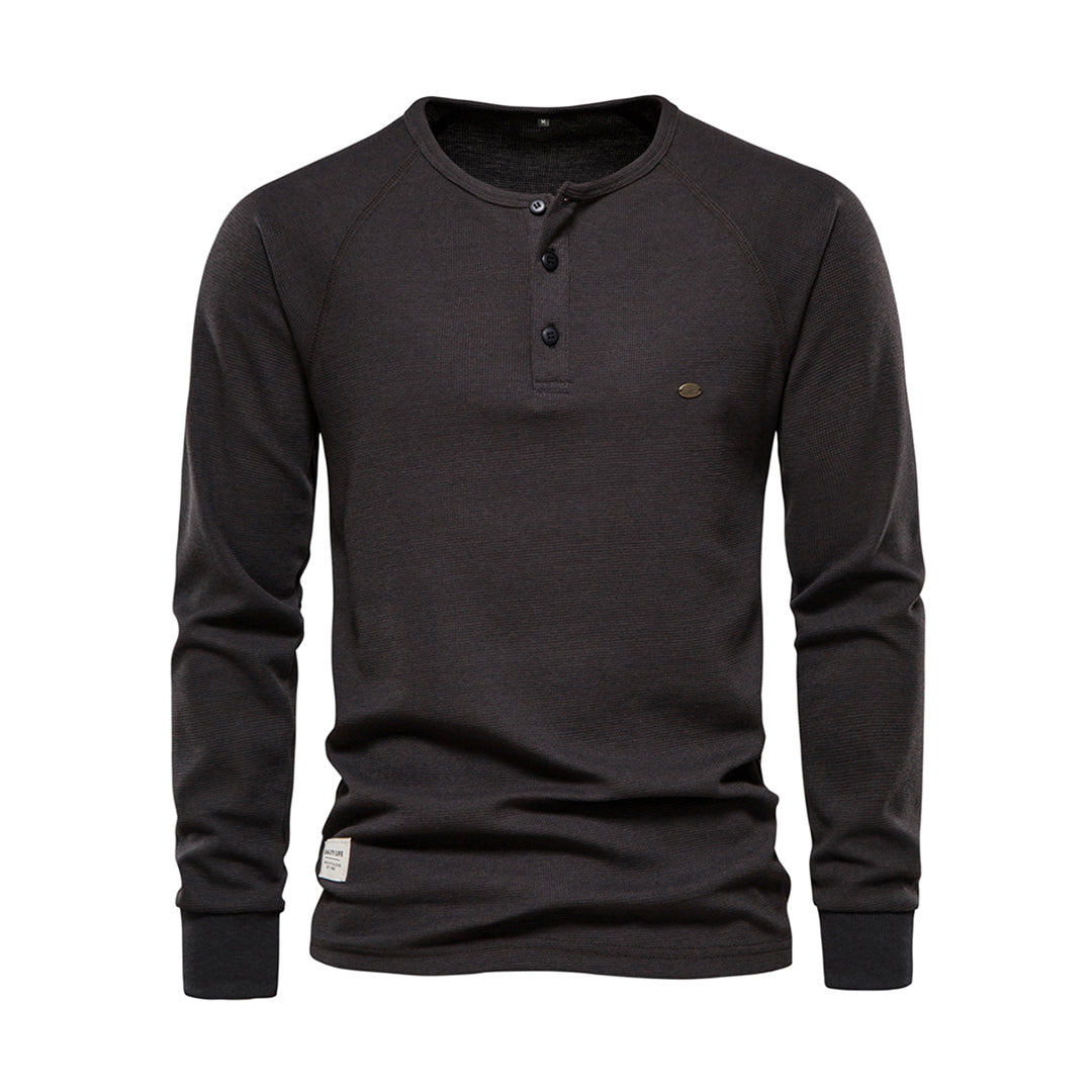 Men's long-sleeved shirt – soft fabric