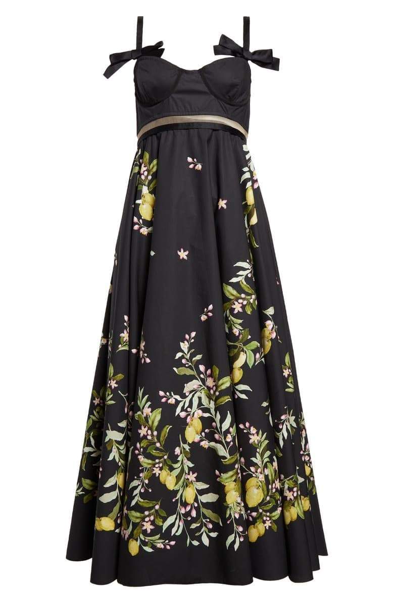 Women’s Floral Maxi Dress | Elegant & Feminine | Bow-Tie Straps & Flowing Skirt