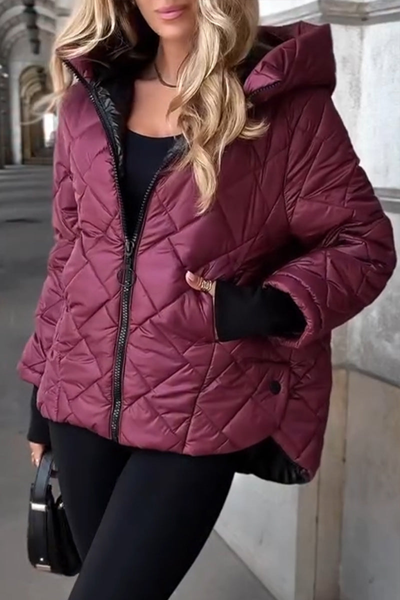 Ezmira – Women’s Quilted Jacket with Stand Collar