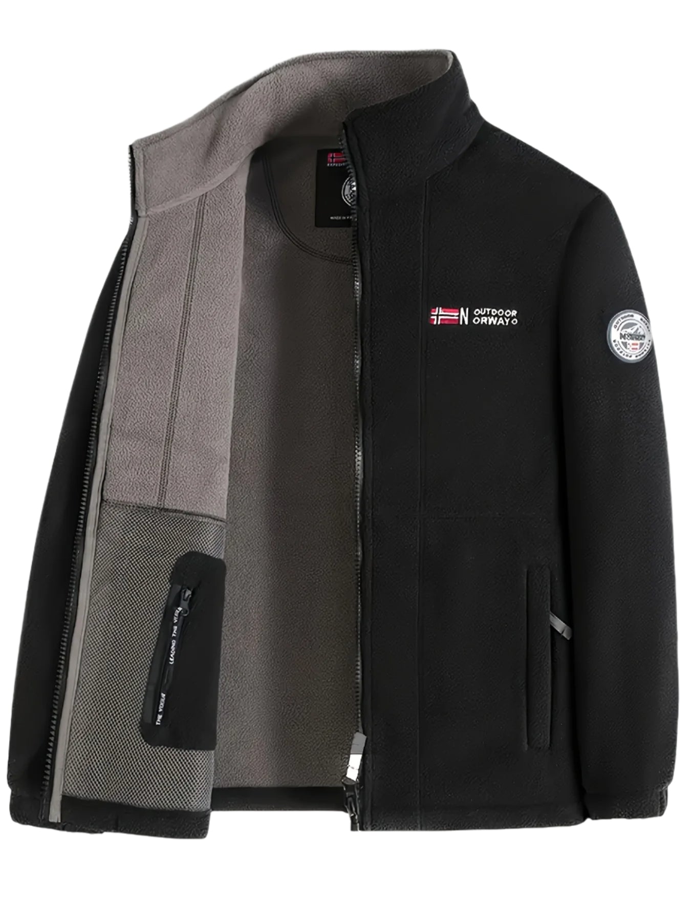 Torven – Men’s Outdoor Fleece Jacket with Protective Collar