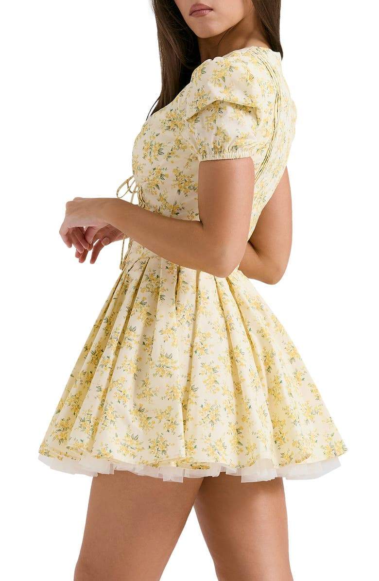 Floral Mini Dress | Puff Sleeves | Romantic & Playful