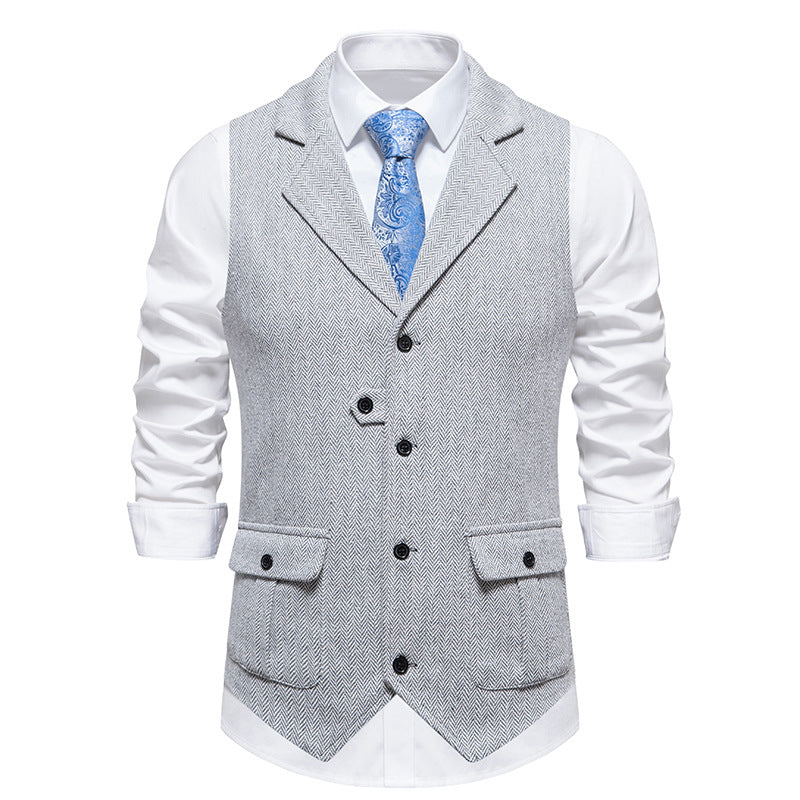Men’s Waistcoat - Formal Workwear Vest
